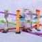 Promotional Discounts Toys Car OEM Colorful Ramp Racer Educational Wooden Sliding Car for Kids EZ5133