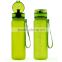Transparent Customized logo drinking water bottle Bpa free plastic