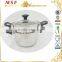 2 layer stainless steel steamer with bakelite handle & induction bottom