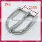 Customized 40mm silver plated overalls harness metal belt buckle for women coat