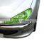 0.3*10m headlight tint film green color, green glossy light film for car