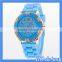 HOGIFT New geneva silicone fashion lady watch