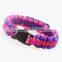 Kids High Quality Paracord Bracelet with Whistle Buckle