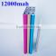 2015 New Ultra-thin Power Bank 12000mah Power Bank With CE ROHS