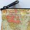 Coin Purse Vintage World Map Little Zipper Pouch canvas bag                        
                                                                                Supplier's Choice