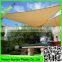 Best selling 150-300g sun shade for Swimming pool Triangle square HDPE waterproof sun shade sail, beach car park