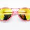 red mirro sunglasses transparent sunglasses plastic sunglasses