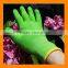 Eco Friendly Bamboo Garden Gloves with Protective Grip Coating Foam Latex Gloves