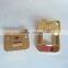 Nice Design Metal Lock For Wooden Box With Shinny Golden Color