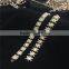 Newest french rhinestone chain metal clothing trim