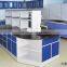 laboratory table with pp sink and brass faucet