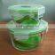 plastic stackable and nestable container for food