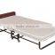 Hot Sale Metal Single Bed Trundle Folding Bed with Wooden Slats