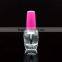 mini hot sale empty brush cap nail polish glass bottle