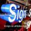 Luminous letters / sign letters of mirrored stainless steel/acrylic punching lighted word/channel letters door sign