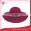 European Style Wool Felt Floppy Hats With The Decoration Of Rings