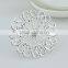 table decoration & accessories type metal flower wedding napkin ring