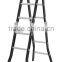 Aluminium extension telescopic Ladder with CE/En 131 810 CM