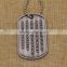 Wholesale cheap metal custom dog tags with chain                        
                                                                                Supplier's Choice