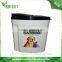 10L 4KGS Wholesale logo customized plastic cat feed container