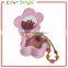 Wooden jewelry box wholesale for kids, pink mirrored jewelry box
