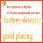 24k Gold limited Edition frame mid-fram plated back housing 4.7" for iPhone6