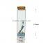 Slender Bottles Transparent Glass Jars with Cork Stoppers Top/Message Weddings Wishing