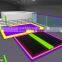 1000 sq commercial indoor trampoline park/Factory price amusement trampoline for kids and adults