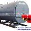 Horizontal gas fired conducting oil boiler
