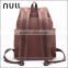 New fashion girls tops khaki color multi-pockets design functional custom umbrella holder canvas backpack