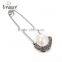 2015 new products New model with high quality pearl brooch rhinestone for wedding invitations