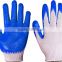 Colourful 10 gauge Hands protective latex coated gloves for workers
