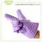 heat resistant softtextile silicon kitchen bbq baking gloves