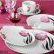 Moon shape germany ceramic dinnerware set china wholesale