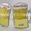 Carnival festival crazy funny sunglasses, beer winebottle big party glasses