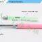 ANY New Colorful Nail Care Design Pink Acrylic Kolinsky Nail Brush Plastic Handle