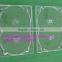Clear dvd double tray