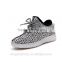 WHOLESALER led kids yeezy light shoes with USB charge fashion kids DANCE shoes casual shoes