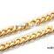 New Hot 18K gold filled women's men's gold chain, fashion stainless steel jewelry neck chain
