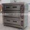 3 decks 9 trays Industrial Gas Baking Oven Professional commercial