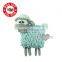 A50293 size:6inch loopy chenille sheep, cow, bird, pig plush dog toy