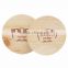 Wholesales set of 6 beautiful handcrafted artisan pine round cheap wooden coasters