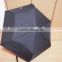 Aluminium Cheap Advertising 3 Folding Black Promotion Umbrella
