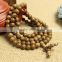 Chinese Knots Muslim Multilayer Bracelet Chic Fashion Wood Beads Bracelets