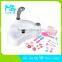 2016 New Item! Eco-friendly Vinyl Half body Tangled Hair Washer +Cosmetics kid Salon toys ZT8730