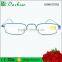 Simple design classic metal reading glasses with PC tips