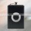 embossing mini hip flask wth cup inside