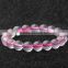 2016 Fashion pink healing crystal bracelets as a gift