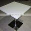 Acrylic soid surface Restaurant dining tables and chairs, artificial marble stone table top