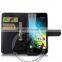Newest Stylish Magnetic flip leather wallet case with card slots For Wiko Lenny 2 lowest price